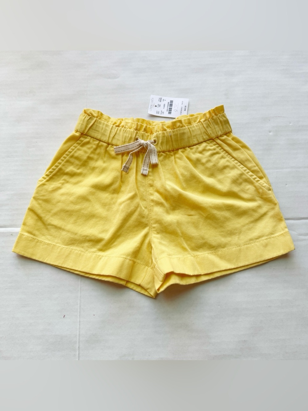 Crewcuts Girls Pull On Shorts in Daffodil Yellow Size 6Y NWT